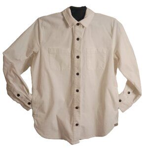 J.Crew Cream Corduroy Oversized Shirt Jacket Women’s XS EUC